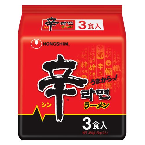 農心ジャパン　辛ラーメン袋　3食×4個セット