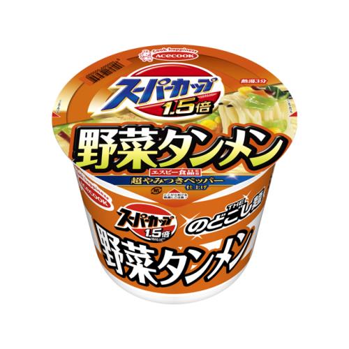 エースコック　スーパーカップ1.5倍　新・野菜タンメン　107g×12個セット