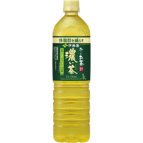 伊藤園　お〜いお茶濃い茶スリム　1L×12個セット