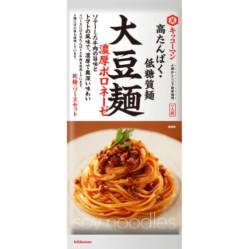 キッコーマン　大豆麺　濃厚ボロネーゼ　123g×10個セット【ボーナスTポイント400ポイント】