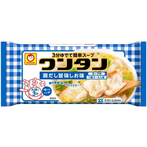 東洋水産　マルちゃん　トレーワンタン鶏だし旨味しお味　55g×20個セット