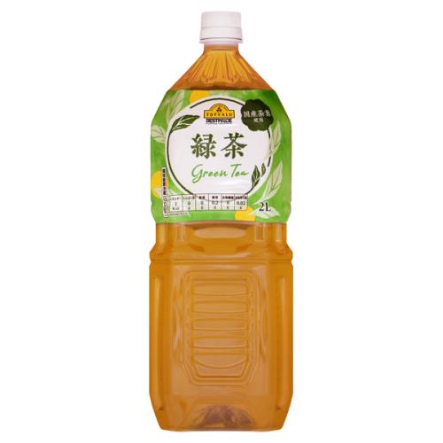 トップバリュ　ベストプライス　国産茶葉使用　緑茶　2L×6個セット