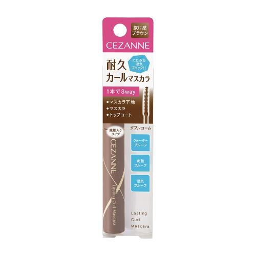 セザンヌ　耐久カールマスカラ　02ブラウン　5.0g