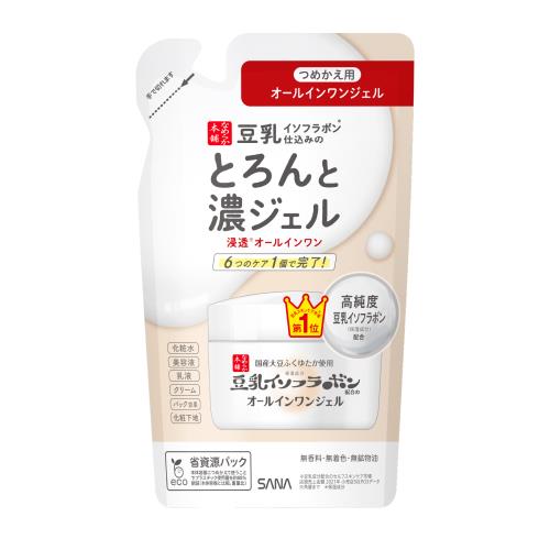 サナ　なめらか本舗　とろんと濃ジェル　NC(つめかえ用) 100g
