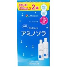 メニコン　O2ケアアミノソラ　120ml　2本