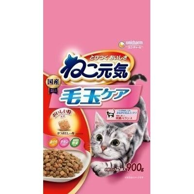 ねこ元気 毛玉ケア まぐろ・チキン・緑黄色野菜入り 800g