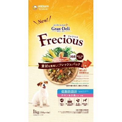 ユニ・チャーム　フレシャス　成犬用低脂肪小魚　1kg【ボーナスTポイント50ポイント】