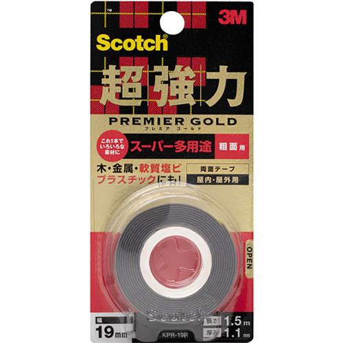 3M　スコッチ　超強力両面テープ　プレミアゴールド　スーパー多用途　粗面用