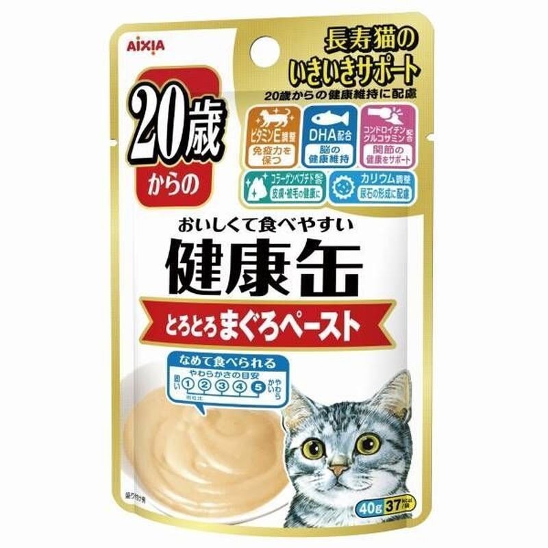 アイシア　20歳健康缶パウチまぐろペースト　40g