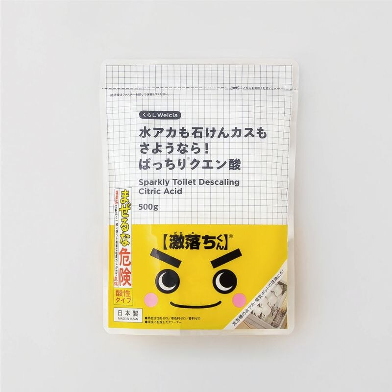 くらしWelcia 水アカも石けんカスもさようなら!ばっちりクエン酸 500g