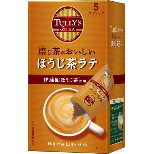 伊藤園　TULLY’S　&TEA　焙じ茶がおいしいほうじ茶ラテ　5本×8個セット