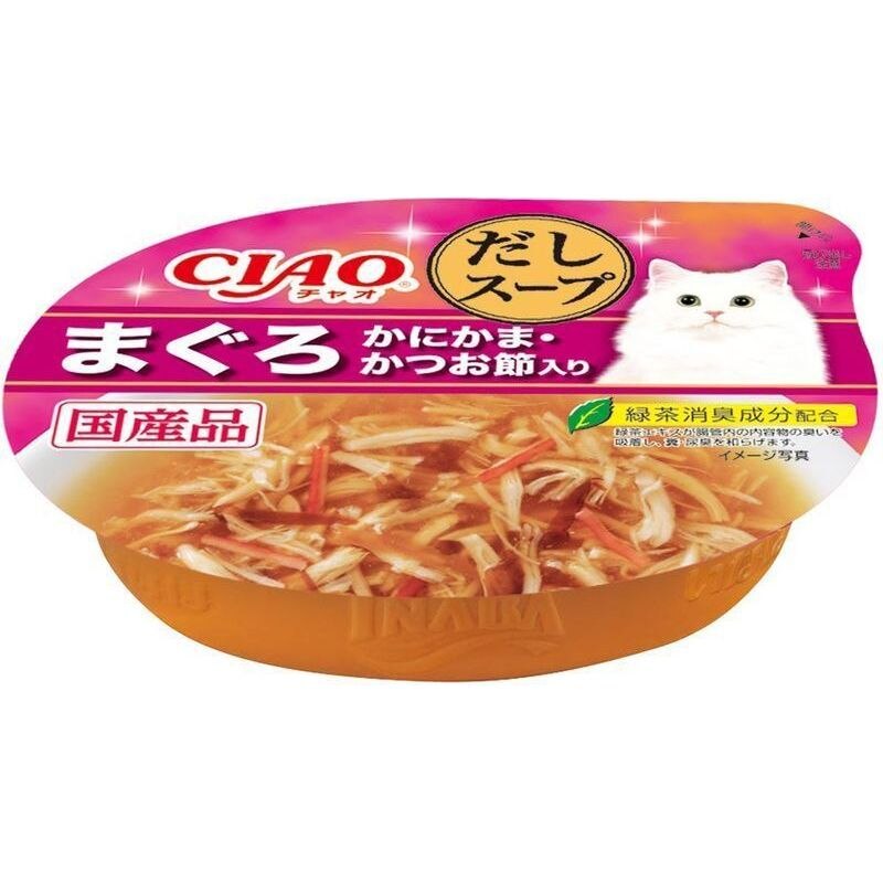 いなば食品　チャオスープまぐろかつお　60g