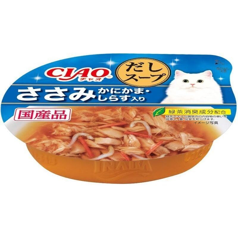 いなば食品　チャオスープささみしらす　60g