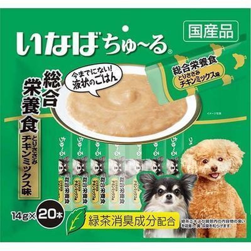 いなば食品　犬ちゅーる総合チキンミックス　20本【1月7日までの期間特売】
