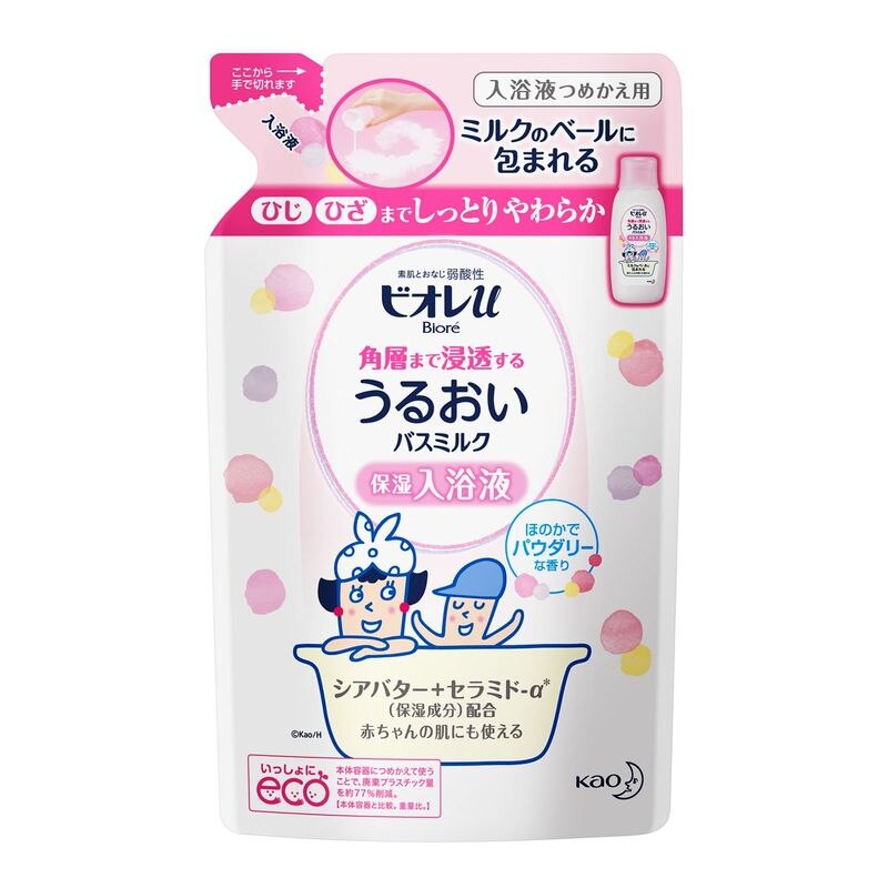 ビオレu 家族みんなのすべすべバスミルク(詰替え用)