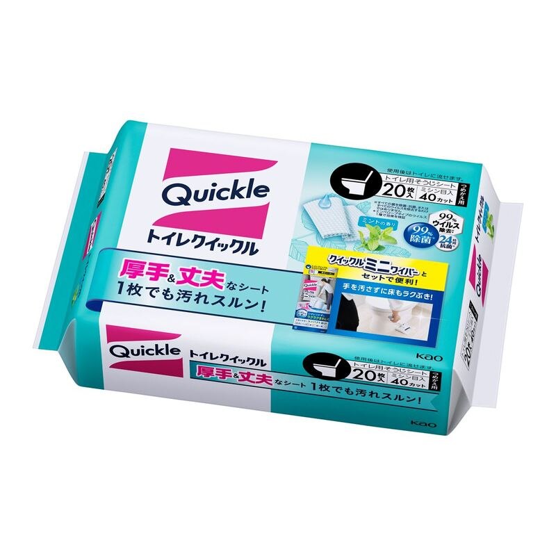 花王 トイレクイックル つめかえ用 ジャンボパック20枚入【7月2日までの期間特売】