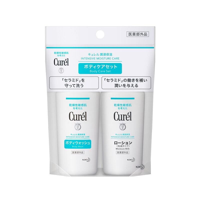 キュレル ボディウォッシュ&ローション ミニセット 90ml
