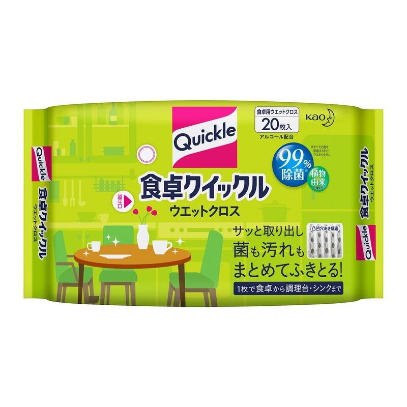 食卓クイックル ウエットクロス [20枚入]