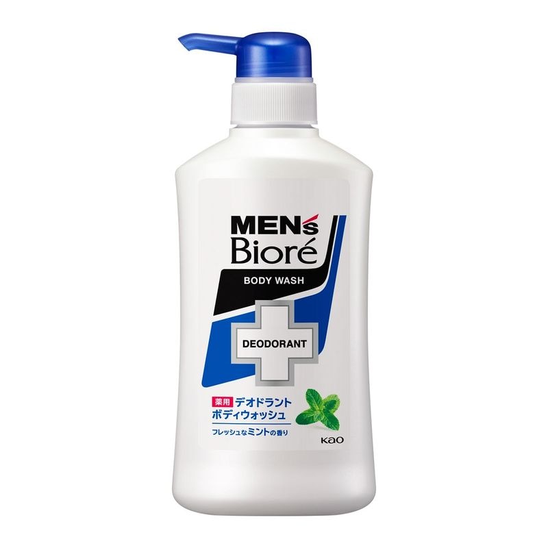 花王 メンズビオレ 薬用デオドラントボディウォッシュ フレッシュなミントの香り 本体 440ML