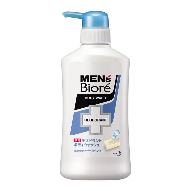 花王 メンズビオレ 薬用デオドラントボディウォッシュ 清潔感のあるせっけんの香り 本体 440ML
