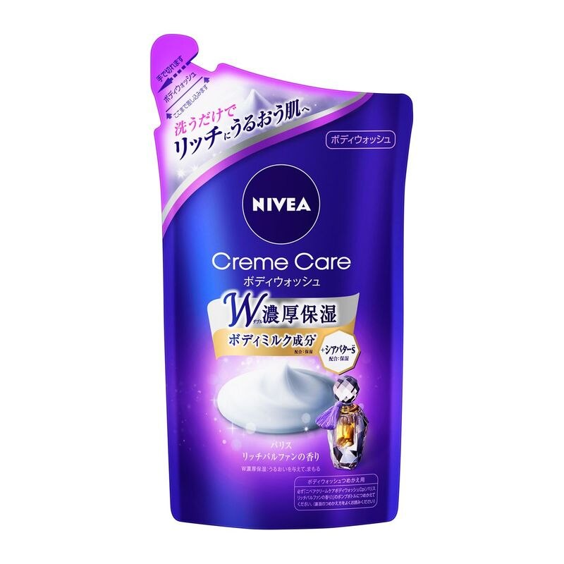 花王 ニベア クリームケアボディウォッシュ リッチパルファン 詰替 360ML【ボーナスTポイントとしてポイント10倍】※12月3日まで