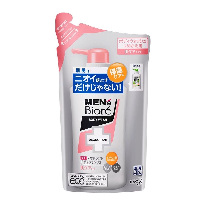 花王 メンズビオレ デオドラントボディウォッシュ 肌ケアタイプ 詰替 380ML