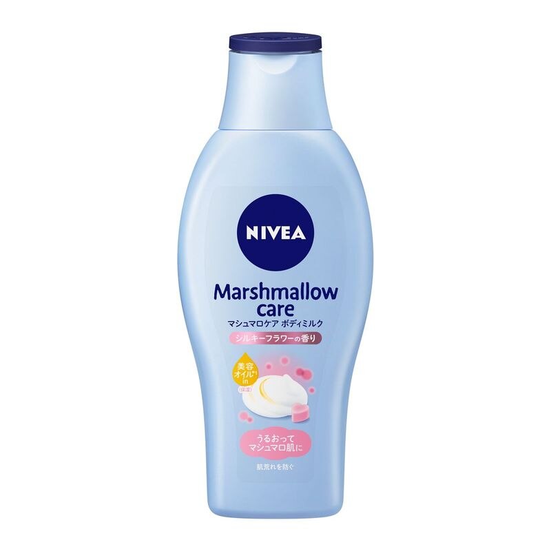 花王　ニベア　マシュマロケア　ボディミルク　シルキーフラワー　200ML