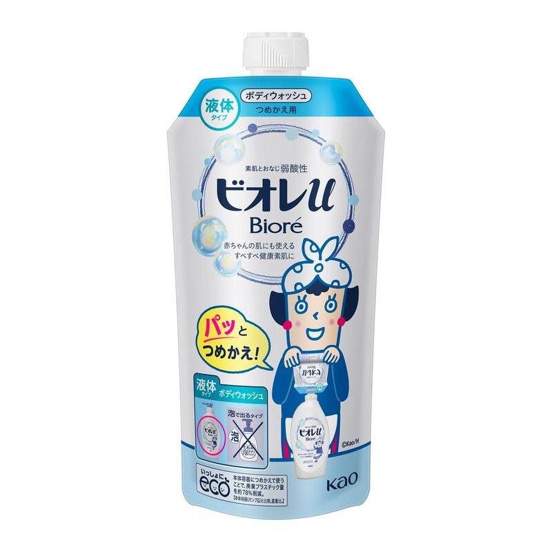 花王　ビオレu　詰替　340ML