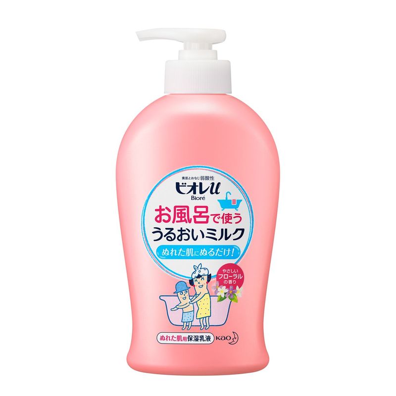花王　ビオレu　お風呂で使ううるおいミルク　フローラル　300ML