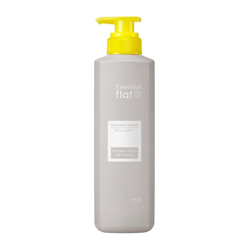 花王　エッセンシャルflat　ボリュームダウン　トリートメント　ポンプ　500ml