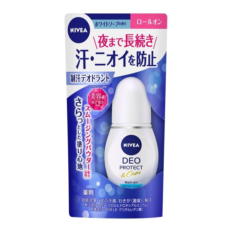 花王　ニベアデオドラント　アプローチ　ロールオン　ホワイトソープ　40ML