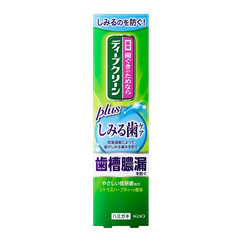花王　ディープクリーン　薬用ハミガキ　しみる歯ケア　100G