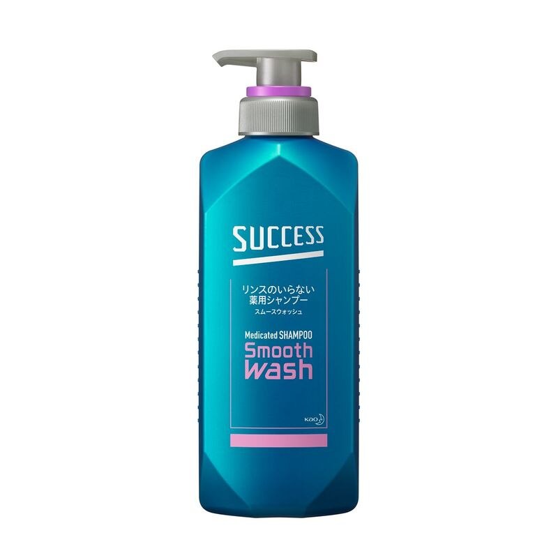 花王　サクセス　リンスのいらない薬用シャンプー　スムースウォッシュ　本体　400ML