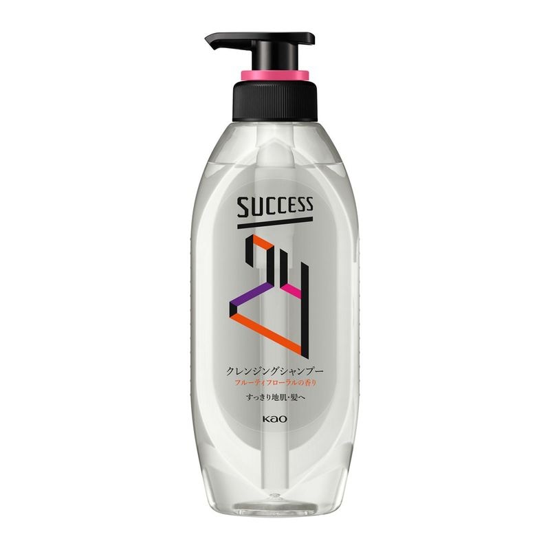 花王　サクセス24クレンジングシャンプー　みずみずしいフルーティフローラルの香り　本体　350ml
