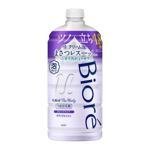 花王　ビオレu　ザ　ボディ　泡タイプ　ディープクリア　つめかえ用　780ml