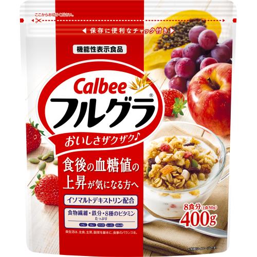 カルビー　フルグラ血糖値の上昇が気になる方ヘ　400g×8個セット