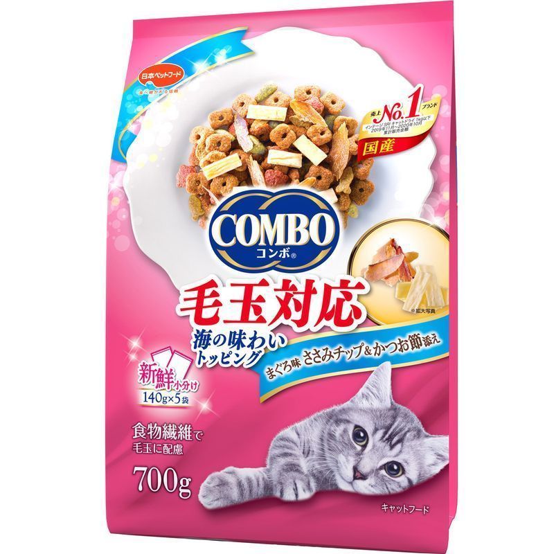 コンボ 毛玉対応 まぐろ味 ささみチップ かつお節添え 700g【11月5日までの期間特売】