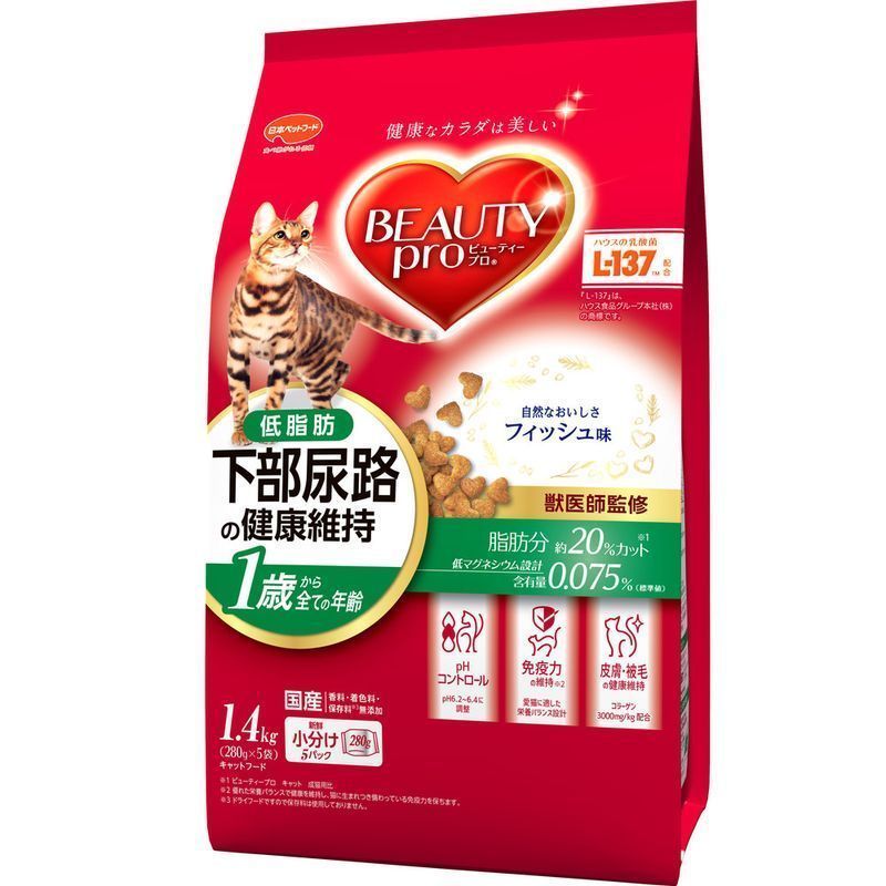 日本ペット　BPC下部尿路低脂肪1歳1.4kg