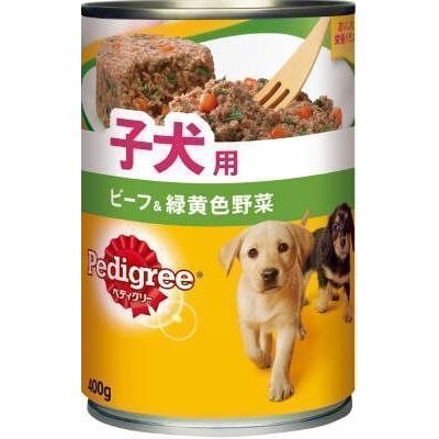 ペディグリーチャム なめらかビーフ野菜入り 子犬用 400g