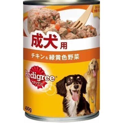 ペディグリー 成犬用 チキン&緑黄色野菜 400g