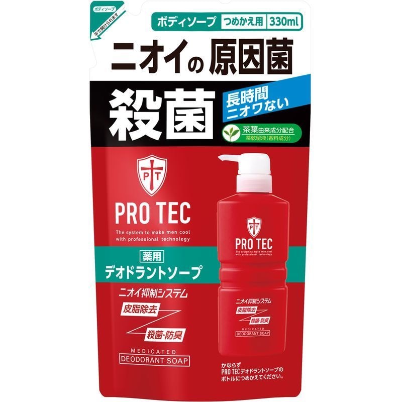 ライオン PRO TEC(プロテク) デオドラントソープ 詰替 330ML ウエルシアドットコム