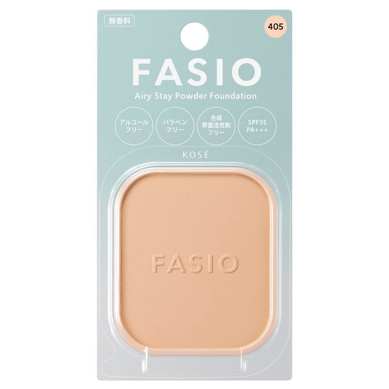ファシオ エアリーステイ パウダーファンデーション 405 ライトオークル 10g