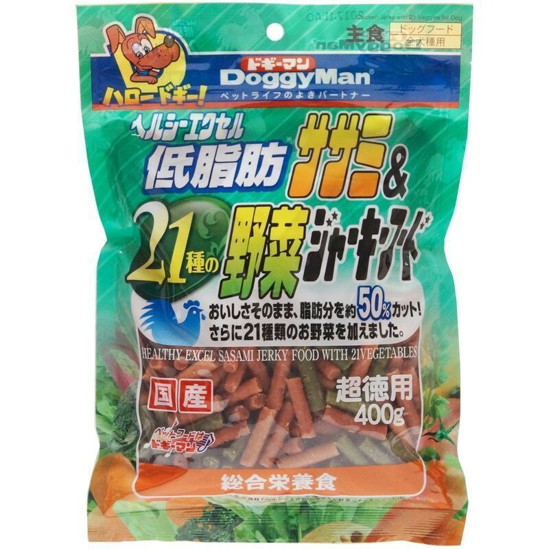 ドギーマンハヤシ　低脂肪野菜ジャーキー　400g