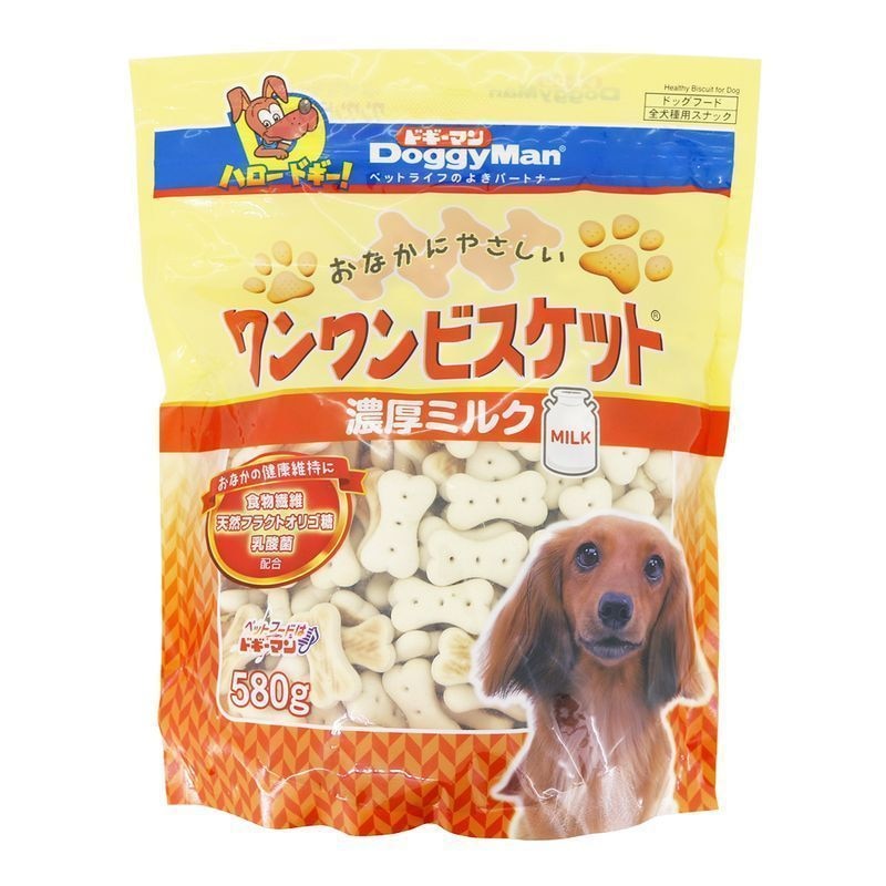 ドギーマンハヤシ　ワンビスケットミルク　580g