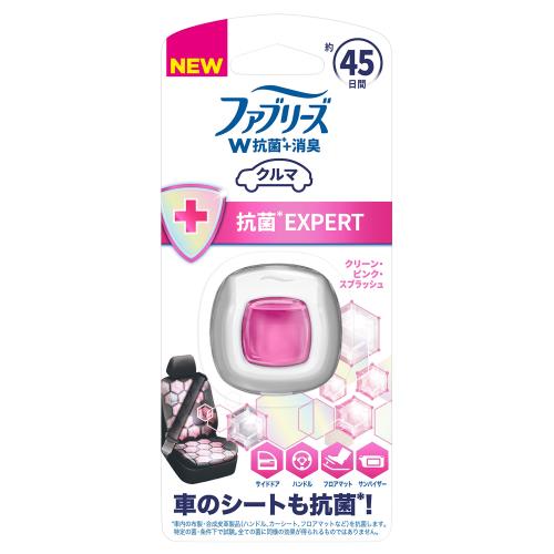 P&G　ジャパン　Febreze　車用イージークリップ　抗菌エキスパート　クリーン・ピンク・スプラッシュ　2.2mL【ボーナスTポイント50ポイント】