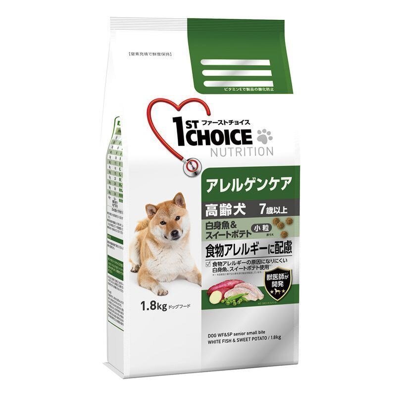 アースペット　FC高齢犬白身魚米小粒　1.8kg