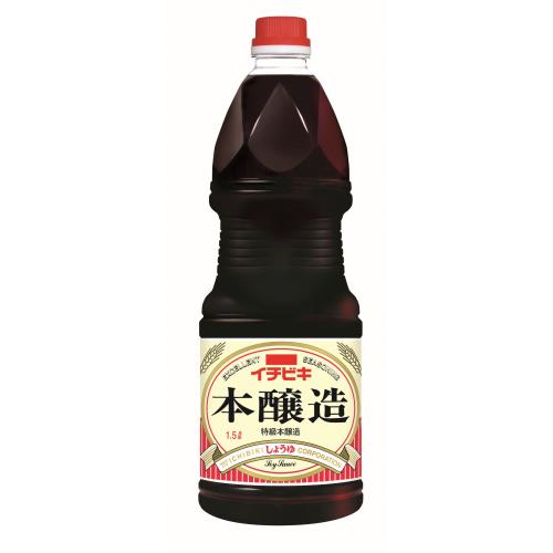 イチビキ　本醸造しょうゆ　グリップパック　1.5L×6個セット