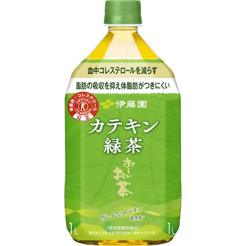 伊藤園　お〜いお茶　カテキン緑茶　1L×12個セット