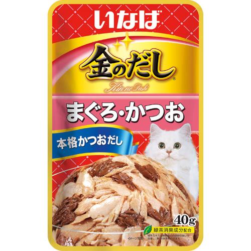 いなば食品　金のだし　パウチまぐろかつお　40g
