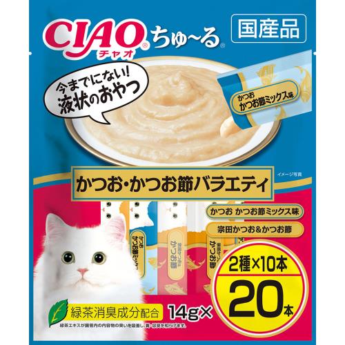 いなば食品　ちゅーる　かつお節バラエティ　20本